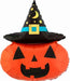 Witchy Pumpkin 28-Inch Halloween Foil Balloon