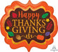 25 Inch Satin Thanksgiving Marquee Foil Balloon