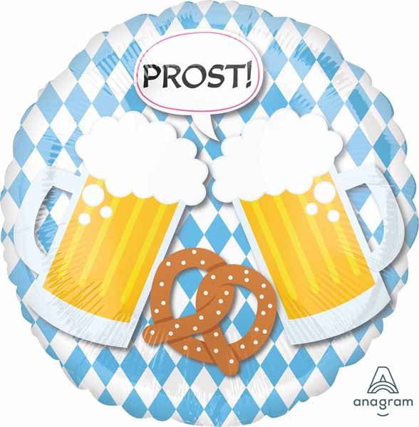Oktoberfest 18-Inch Round Foil Balloon