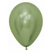 Sempertex Reflex Lime Green 5" Latex Balloons, 50 Count