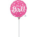 ITS A GIRL HRTS DOTS 9" RND A15 MYLAR