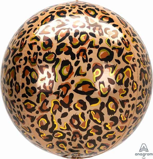 Leopard Print Animalz 16" Orbz Foil Balloon