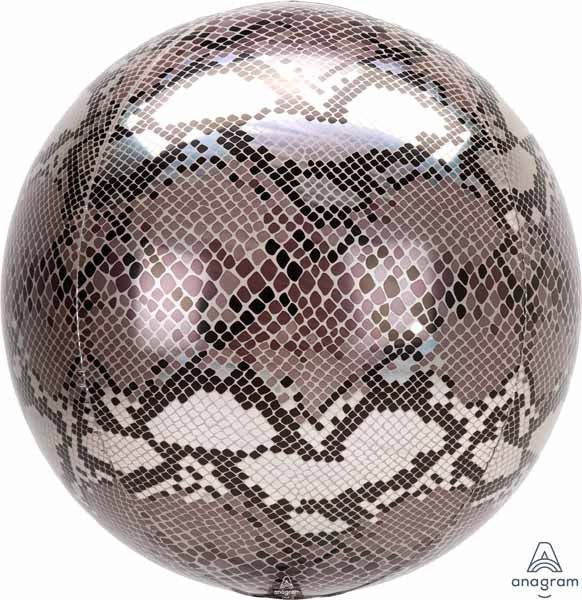 Snake Skin Animalz 16-Inch Orbz Foil Balloon