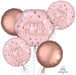 Blush Birthday Foil Balloon Bouquet