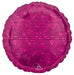 Bright Pink Sequins 18" Round Foil Balloon