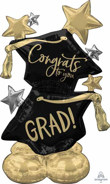 Congrats Grad AirLoonz Foil Balloon, 51 Inch
