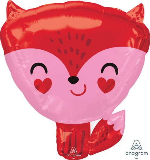 Foxy 18-Inch Fox-Shaped Foil Balloon