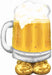 Big Beer Mug AirLoonz Foil Balloon, 49 Inch