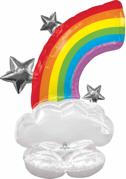 Rainbow AirLoonz 52-Inch Foil Balloon
