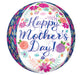 Beautiful Floral Mother's Day 16" Orbz Foil Balloon
