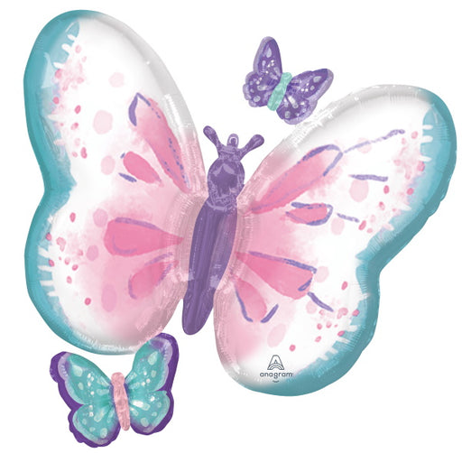 Flutters Butterfly 29" Shaped Foil Balloon