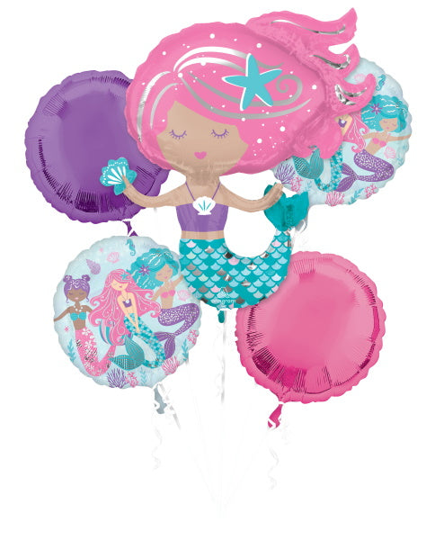 Shimmering Mermaids Foil Balloon Bouquet