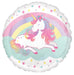 Enchanted Unicorn 18-Inch Round Foil Balloon