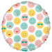 Smile Faces 18-Inch Round Foil Balloon