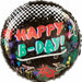 Skater Party Birthday 18-Inch Round Foil Balloon