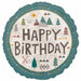 Wilderness Birthday 28-Inch Jumbo Round Foil Balloon
