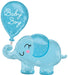 31-Inch Baby Boy Elephant Foil Balloon