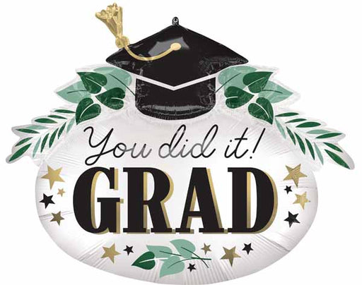 You Did It Ivy Grad 34-Inch Shaped Foil Balloon