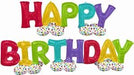 Anagram AirLoonz Happy Birthday Foil Balloon Kit