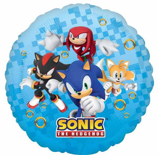 Sonic the Hedgehog 18-Inch Round Foil Balloon