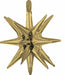 20" White Gold Magic Star Foil Balloon