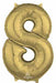 26" White Gold Number 8 Balloon