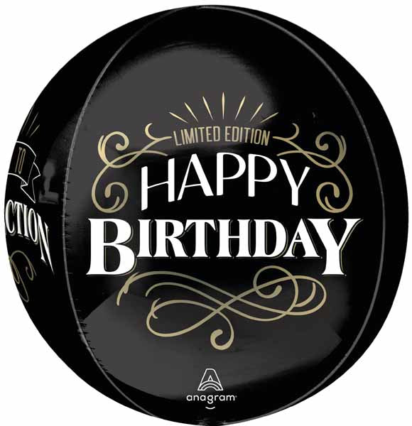 Happy Birthday Better With Age 16-Inch Orbz Foil Balloon