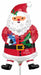 Snowy Santa Mini Shape Foil Balloon