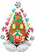 51-Inch Gingerbread House AirLoonz Foil Balloon