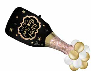 NEW YEAR BUBBLY 47" LATEX ACCENT PK Q10