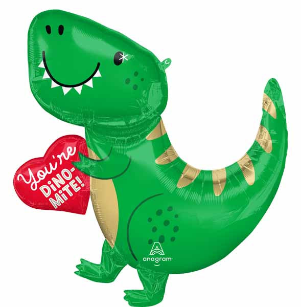 You're Dino-Mite Dinosaur Foil Balloon, 31 Inch