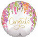 Romantic Congrats 18" Round Foil Balloon