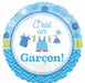 C’est un Garçon 18-Inch Round Foil Baby Shower Balloon