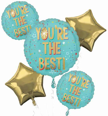 You're the Best Splash Foil Balloon Bouquet