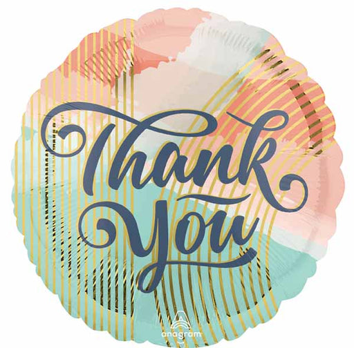 Thank You Clouds 18" Round Foil Balloon