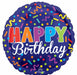 Happy Birthday Party 18-Inch Round Foil Balloon