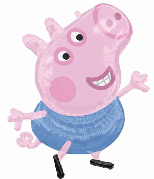 George Pig Peppa Pig Shaped Foil Balloon, 24 Inch