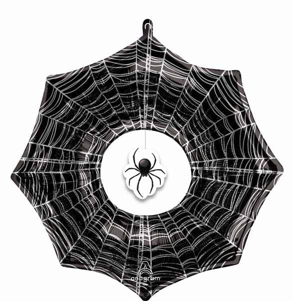 Creepy Spider Web 33-Inch Doo-Dads Foil Balloon