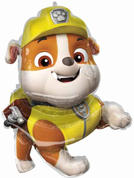 PAW Patrol Rubble 32-Inch Shaped Foil Balloon
