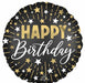 BLACK GD SILVR HBD 18" RND S40 PKG