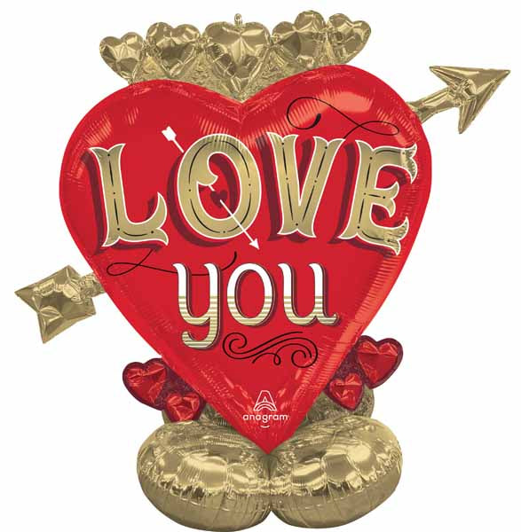Just My Type Love U 46-Inch AirLoonz Foil Balloon