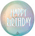 Pastel Dream Happy Birthday 16" Orbz Foil Balloon