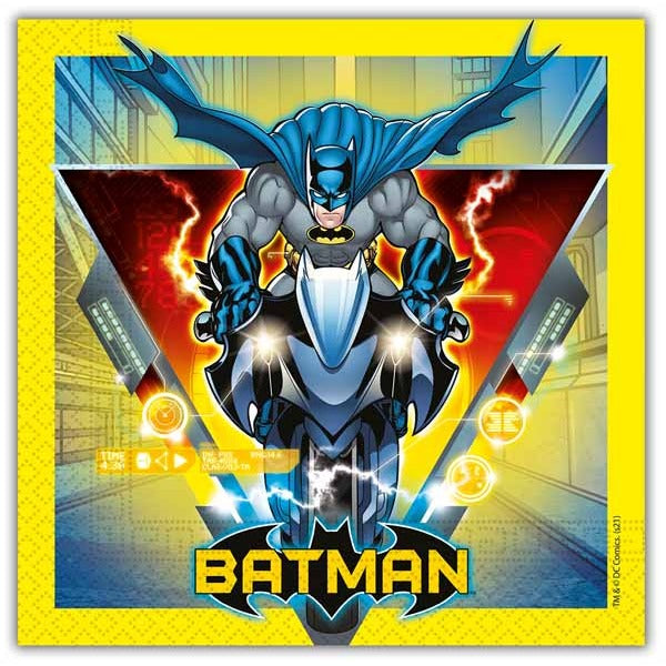 Batman Rogue Rage 2-Ply Lunch Napkins, 20 Count