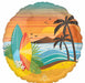 Beach Life 18-Inch Round Foil Balloon