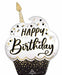Birthday Wishes Cupcake 29-Inch Foil Balloon