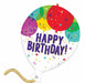 Birthday Balloons 26-Inch Shaped Foil Balloon