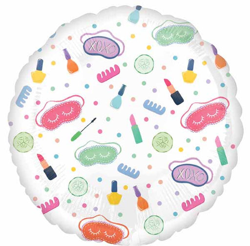 Spa Party Designs 18-Inch Round Foil Balloon