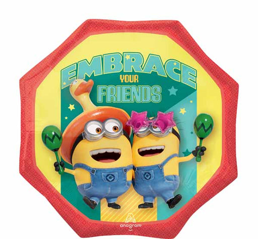 Despicable Me 4 Minions Shaped Foil Balloon, 22 Inch