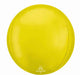 Vibrant Yellow 16-Inch Orbz Foil Balloon