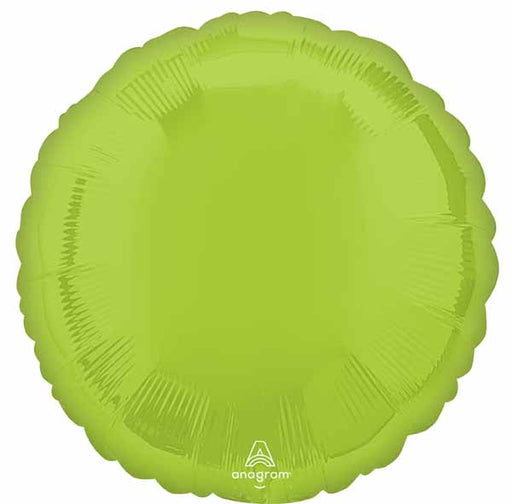 Vibrant Green 18-Inch Round Foil Balloon